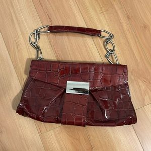 Red leather KOOBA shoulder bag